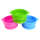 collapsible portable silicon dog food feeding bowl